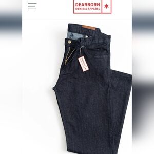 Dearborn Denim & Apparel Tailored Fit Dark Wash V1, MADE IN CHICAGO, #1